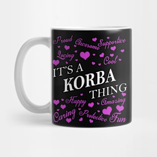 It's a KORBA Thing Mug